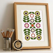 Image of Retro Flower Print