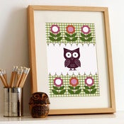 Image of Retro Owl Print [03]