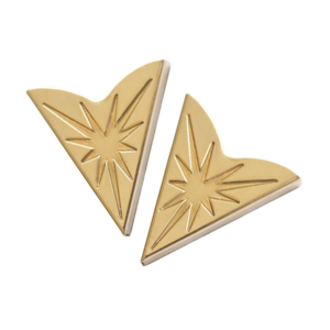 Image of Penny. Oversized Detailed Vintage Collar Tips