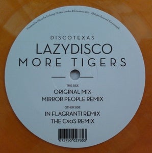 Image of LAZYDISCO "MORE TIGERS" 12" VINYL