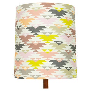 Image of Navaho Print Lamp Shade (random), Heather