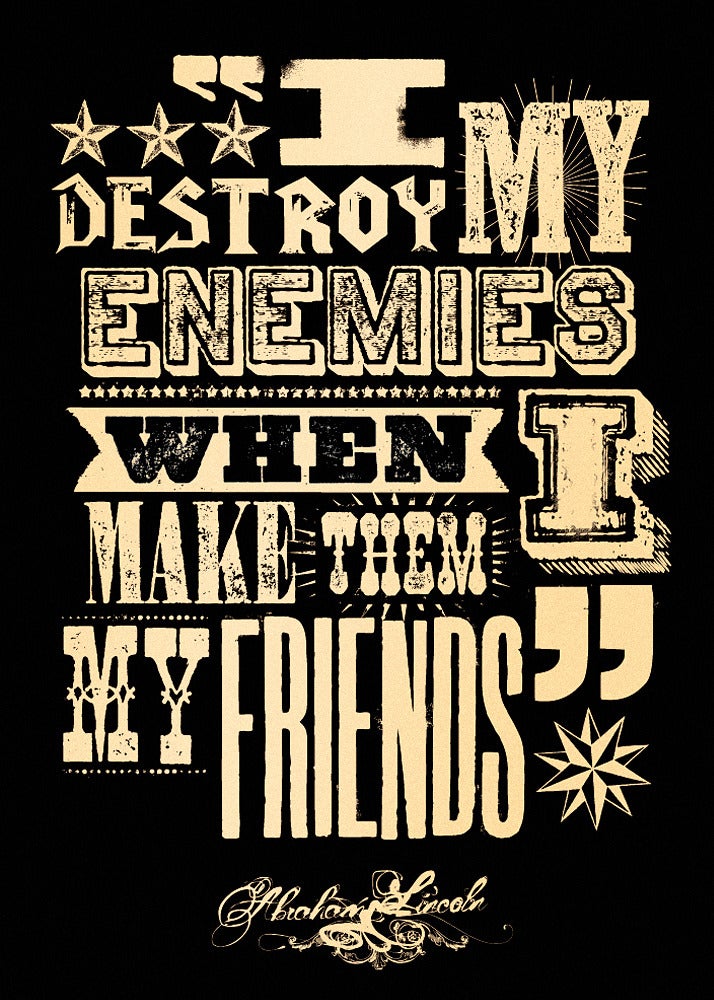 Image of I destroy my enemies