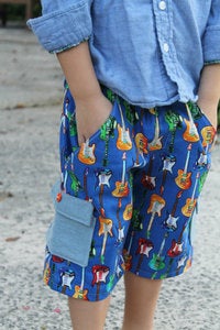 Image of BOYS Classically Cool Cargo Shorts sewing pattern