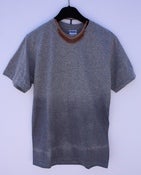 Image of Pearl Grey Ombre on Heather Grey Crew neck