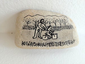 Image of Father Teaches Son to Ride Bike