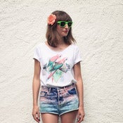 Image of T-shirt Parrot Garden ~ Women