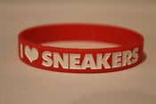 Image of I Love Sneakers Wristband [Red]