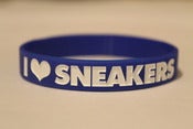 Image of I Love Sneakers Wristband [Blue]