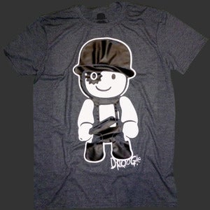 Image of 'Droogie' Heather Black Mens T-shirt