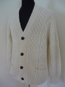 Image of Standún hand-knit Irish wool cardigan