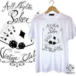 Image of T-shirt All Nighter Pocker Vintage Club by Dadawan 