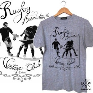 Image of T-shirt Rugby Vintage Club by Dadawan 
