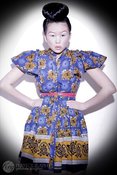 Image of The 'BADO NIPO' ANGEL SLEEVE DRESS 