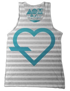 Image of .simple Tank (Ash Stripe)