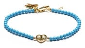 Image of SIREN BRACELET -  TURQUOISE/GOLD