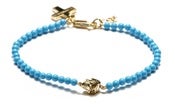 Image of ARGO BRACELET - TURQUOISE /GOLD