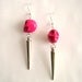 Image of Day Of The Dead Skull Earrings with Spikes