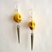 Image of Day Of The Dead Skull Earrings with Spikes