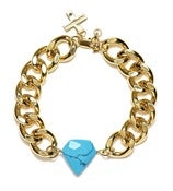 Image of NEPTUNE BRACELET - GOLD/TURQUOISE
