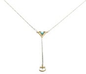 Image of ATLANTIS NECKLACE - SILVER/TURQUOISE