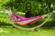 Image of AMAZONAS Olymp wooden hammock stand - The big brother!