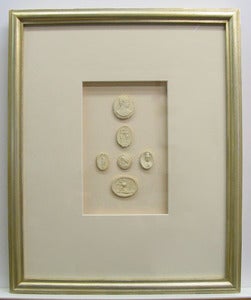 Image of Framed Intaglios - "Kendall" Design