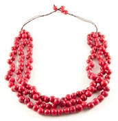 Image of Lourdes Necklace Red