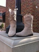 Image of slouchy suede boot