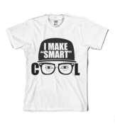 Image of I Make "Smart" Cool Logo Tee in White