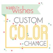 Image of Color Change or name addition