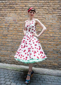 Image of Cherries red & cream