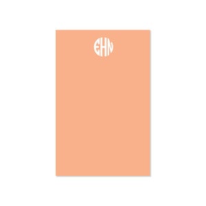 Image of Personalized Circle Monogram Notepad