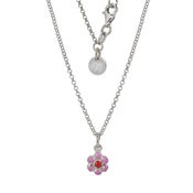Image of Pink Daisy Necklace