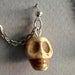Image of  Single Howlite Turquoise Skull Chain with Earring Cuff