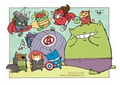 Image of Cat Avengers Print