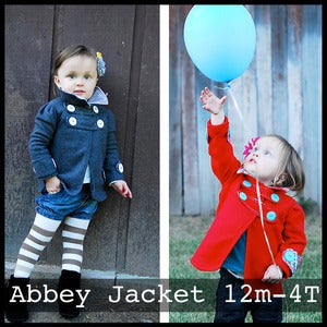Image of Abbey Jacket Pattern Sizes 12m-4T