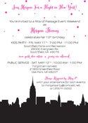 Image of NY Skyline Invitation
