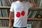 Image of Cherries Logo T-Shirt white