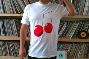 Image of Cherries Logo T-Shirt white