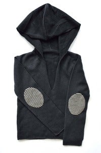 Image of tannhaüser x quirky collective | limited edition charcoal cashmere hoodie