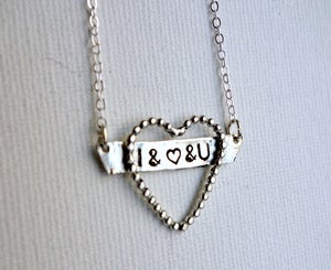 Image of I & Love & You Necklace
