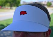 Image of Imperial Curly Tail White Tour Visor