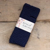 Image of Original Wrist Worms, Thick, Navy Blue