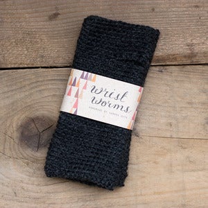 Image of Original Wrist Worms, Wool, Dark Dark Grey