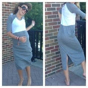 Image of baseball inspired tshirt dress