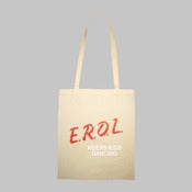 Image of E.R.O.L Keeps Kids Dancing Tote Bag (White)