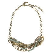 Image of crystallized necklace: mint