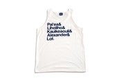 Image of SOLD OUT - Lineage& - White / Navy Tank Top