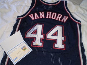 Image of Keith Van Horn Steiner Sports Authentic Signed Away Jersey COA 
