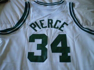 Image of Paul Pierce Signed Home Swingman Jersey 